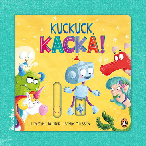 Kuckuck, Kacka! Pappbilderbuch Autorin: Christine Kugler, Verlag: Penguin, ET: 24.07.2024, ISBN: 978-3328303121