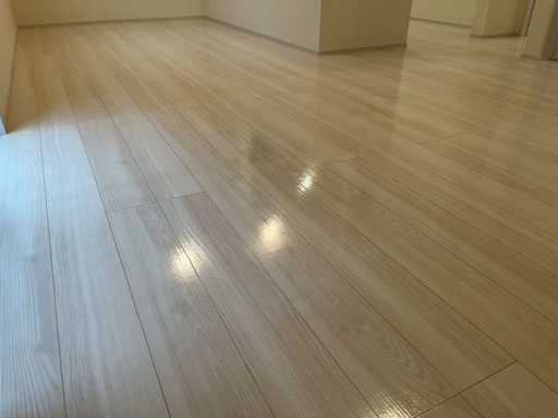 那覇市セラミックガラスフロアコーティング