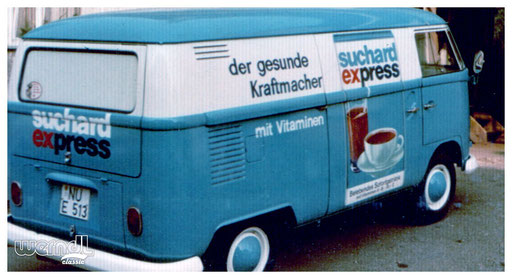 Fahrzeugbeschriftung für Suchard Express.