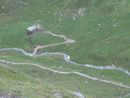 une épingle pour faciliter la montée de la piste