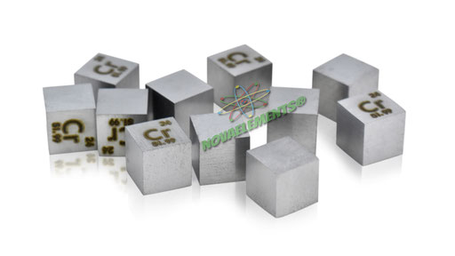 chromium density cube, chromium metal cube, chromium metal, nova elements chromium, chromium metal for element collection