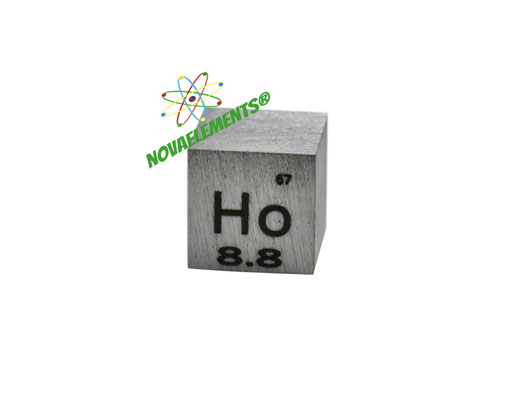 holmium density cube, holmium metal cube, holmium metal, nova elements holmium, holmium metal for element collection, holmium cubes, holmium metal