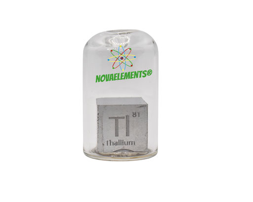 thallium density cube, thallium metal cube, thallium metal, nova elements thallium, thallium metal for element collection, thallium cubes, thallium for sale