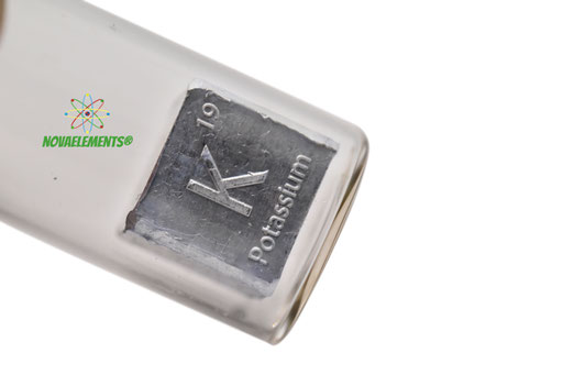 potassium density cube, potassium metal cube, potassium metal, nova elements potassium, potassium metal for element collection, potassium cubes, potassium for sale