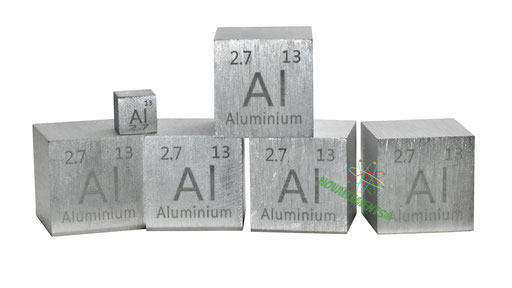 aluminium density cube, aluminium metal cube, aluminum metal, nova elements aluminium, aluminium metal for element collection, 1 inch aluminum cube, 25.4mm aluminium cube for sale