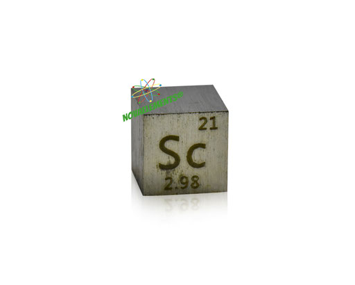 scandium density cube, scandium metal cube, scandium metal, nova elements scandium, scandium metal, nova elements scandium
