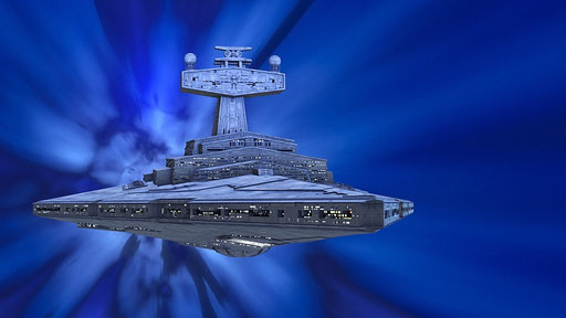 Admiral Kassius Konstantines Sternzerstörer trägt den Namen "Relentless", also "Unbarmherzig"