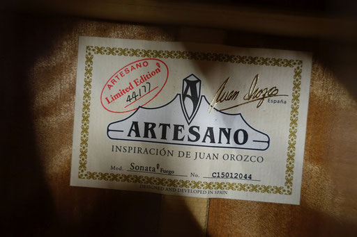 Artesano Sonata Fuego - Limited Edition 2015