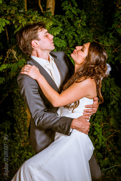 Photographie de mariage studio en région ardéchoise