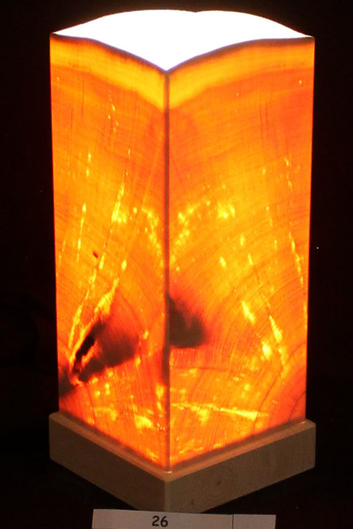 Zirbenlampe Nr. 26  ca. 12cm/12cm/32cm