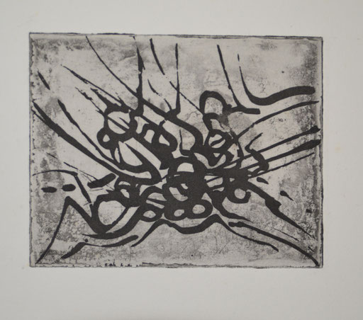 Lucta! gravure 33x25cm 1973
