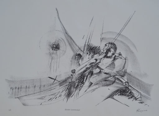 Histoires surnaturelles 2- 2014-lithographie-F 50x39cm