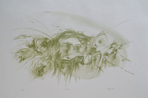 Insomnia 2014- lithographie 65x50cm