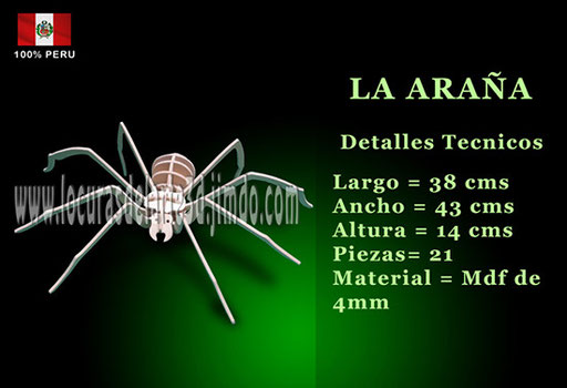 La Araña - Costo: s/25
