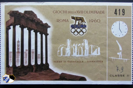 Biglietto Roma 1960
