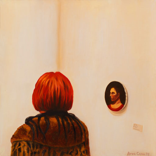 Eva in the City 4, 2008, 100/100 cm, oil on canvas