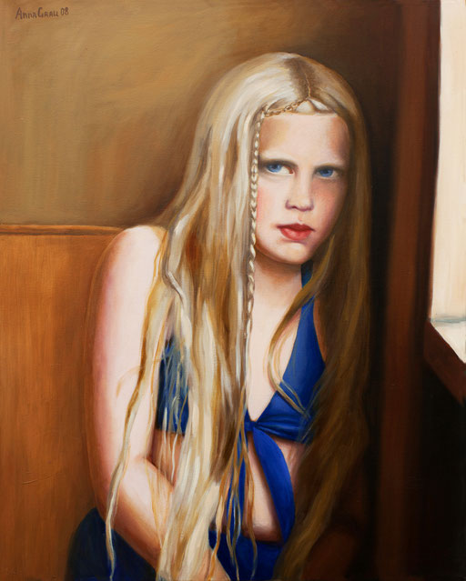 Eva in the City 2, 2008, 80/100 cm, oil on canvas