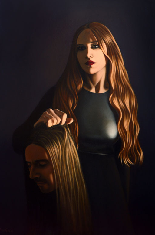 Kriemhild, 2022, 150/100 cm, oil on canvas (bene Stiftung Collection)