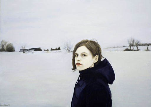 White 1, 2012, 100/140 cm, oil on canvas