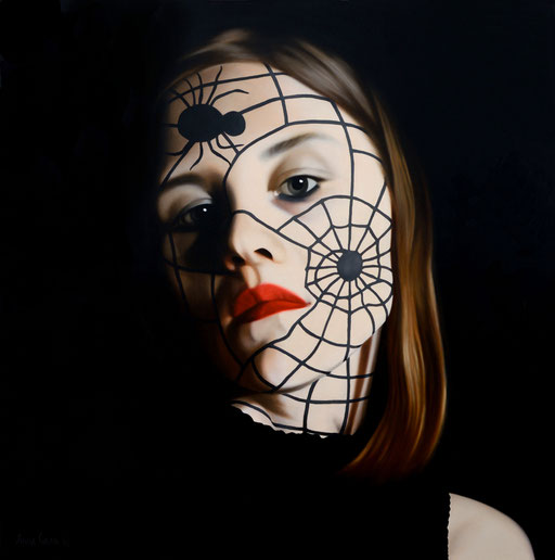 Lilith 5, 2016, 120/120 cm, oil on canvas