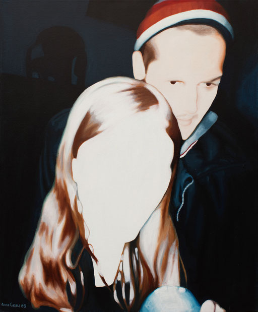 Communicating 2, 2009, 100/120 cm, oil on canvas