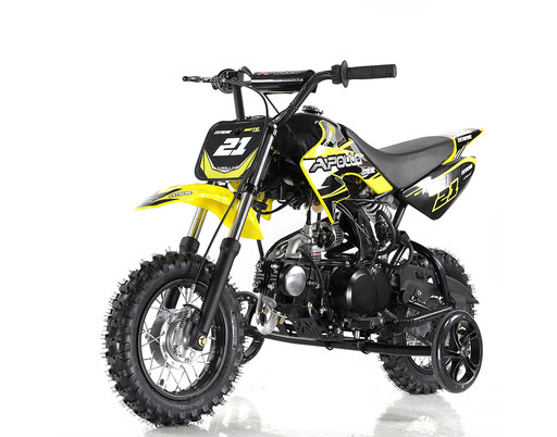 SA21 70cc Kids Semi-Automatic Dirt Bike YELLOW