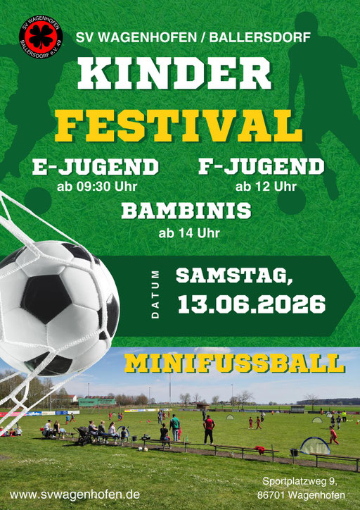 Mini Fußball Festival auf dem SVW Sportgelände