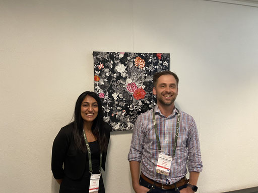Simran and Markus at the EPF in Groningen, 2025