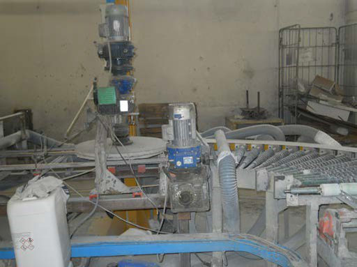 Impianto Longinotti K 904  - Area trattamento antimacchia