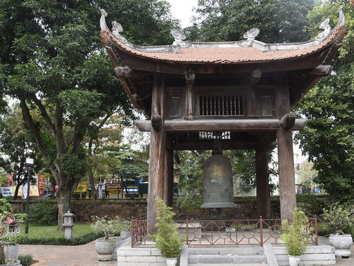 Tempel grote klok in Chinese pagode
