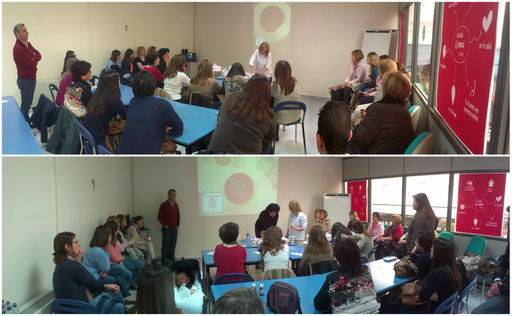 Demostración sobre tartas de fondat en CC. Eroski, Cartagena.