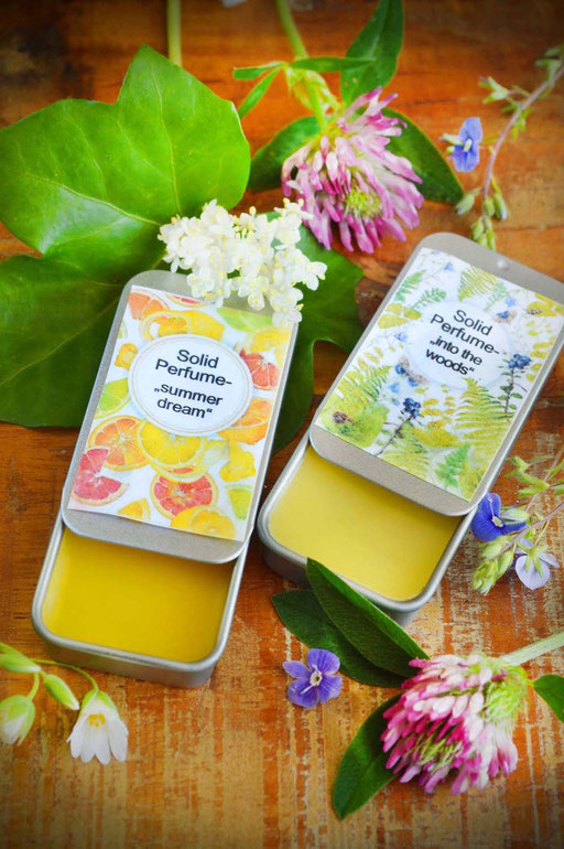 Festes Sommerparfum selber machen