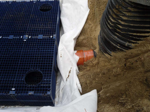 Anlage zur Regenwasserbehandlung