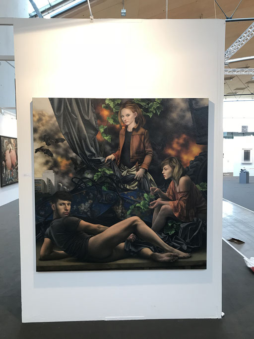 Art Karlsruhe 2018, Stand  H3/F 14 der Galerie KK, Andreas Leißner