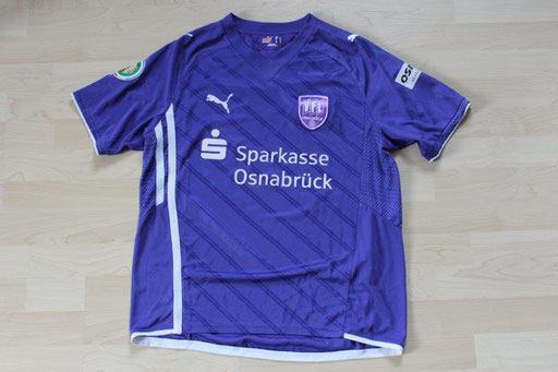 VfL Osnabrück 2009/10 Heim DFB-Pokal (31.07.2009, Hansa Rostock) Nr.11 Lejan  (Matchworn)