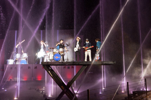 "T.ONE" beim Finale der Wassershow - September 2014