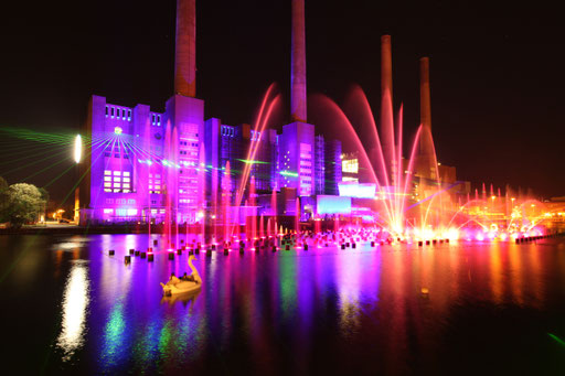 Größte mobile Wassershow der Welt in der Autostadt - Sommer 2012