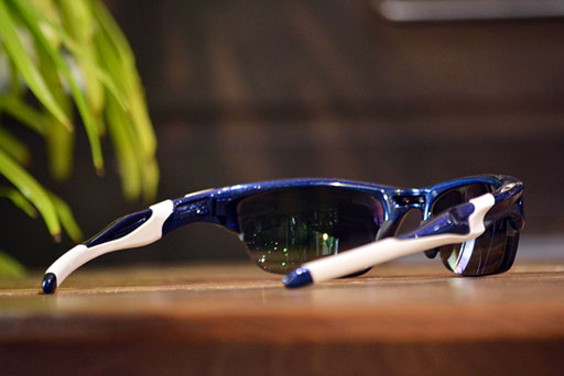  ◎フレーム：OAKLEY／HALF JACKET 2.0 CUSTOM　◎レンズ：OAKLEY／OAKLEY純正度付きレンズ