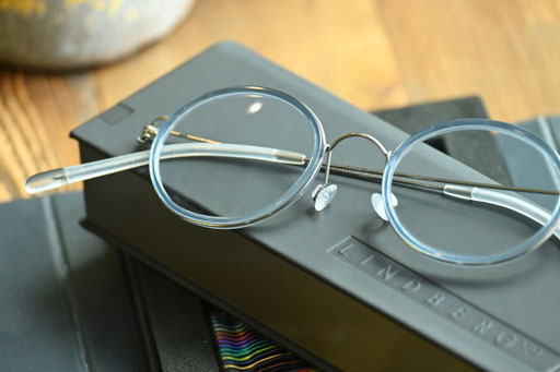 ◎フレーム：LINDBERG / RIM SKYE　◎レンズ：HOYA / 1.60薄型非球面レンズ