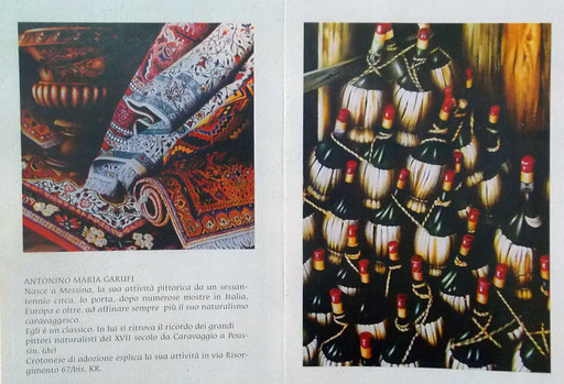 Brochures Mostre ed Eventi del Maestro Antonino Maria Garufi