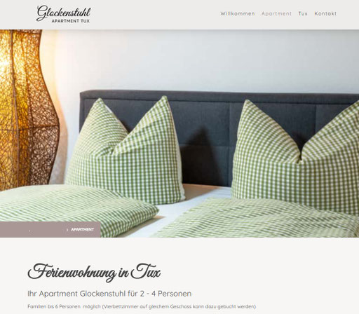 Design Ferienwohnung Glockenstuhl Tux Juns
