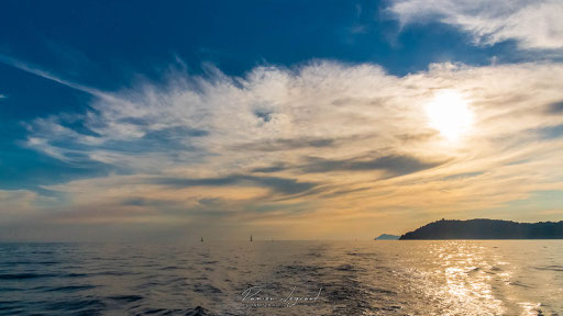 Couché de soleil sur la pointe des Salis, presqu'île de Giens - FR83