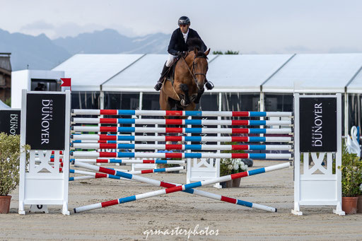 photo equin du Jumping International de Megeve