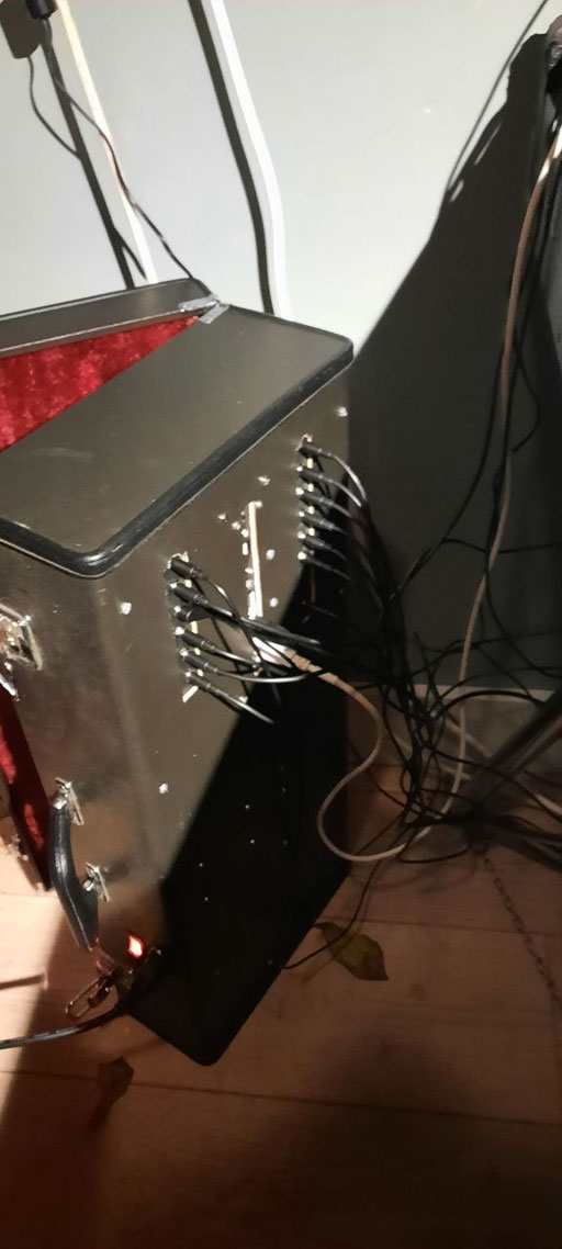 Last main box design completed open for ventilation connections side