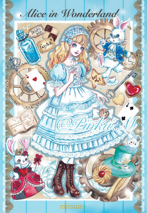 「Alice in Wonderland（ドールコラボイラスト）」