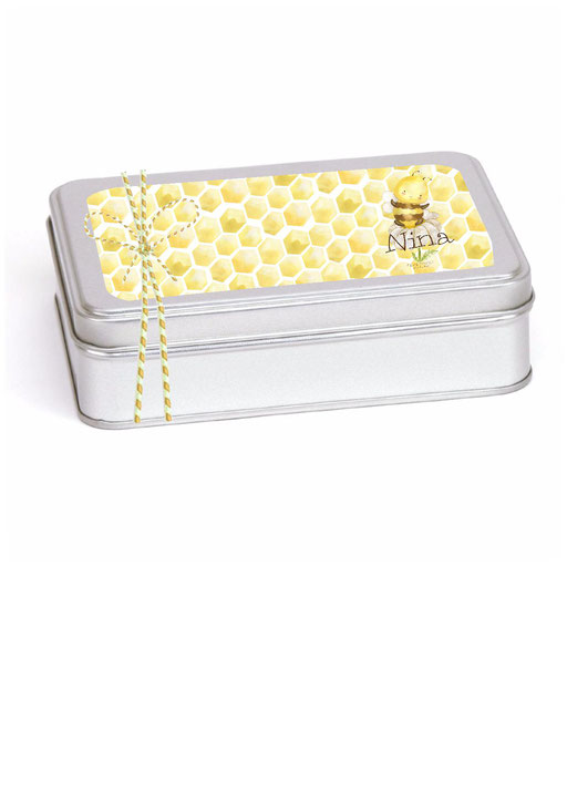 bomboniera scatolina porta confetti api e miele