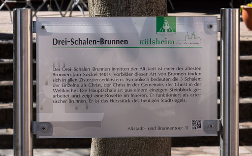 Info zum Drei-Schalen-Brunnen, Külsheim, TBB