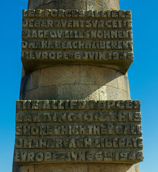 D-DAY Monument am Landungabschnitt Omaha Beach