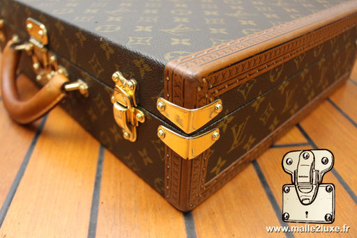 Valise président Louis Vuitton M53012 Cuir Armagnac  