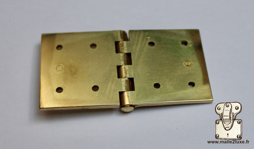 CT-M solid brass trunk hinge designed by Malle2luxe.